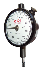 1 Total Range - 0-100 Dial Reading - AGD 2 Dial Indicator - Makers Industrial Supply