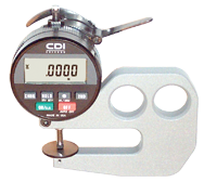 #DG10-10 - 0 - .050'' Range - .0005" Resolution - 2'' Throat Depth - Electronic Thickness Gage - Makers Industrial Supply