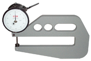 #DG10-16 - 0 - .050'' Range - .001" Graduation - 2'' Throat Depth - Dial Thickness Gage - Makers Industrial Supply
