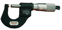 #T216XRL-1 - 0 - 1'' Measuring Range - .0001 Graduation - Ratchet Thimble - Carbide Face - Digital Outside Micrometer - Makers Industrial Supply