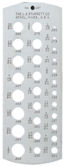 #187 - 1/16 to 1/2" - Drill Gage - Makers Industrial Supply