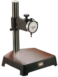 #653J - Kit Contains: .0005" Graduation; 0-25-0 Reading - Cast Iron Comparator Stand & Dial Indicator - Makers Industrial Supply