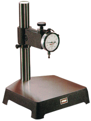 #653J - Kit Contains: .0005" Graduation; 0-25-0 Reading - Cast Iron Comparator Stand & Dial Indicator - Makers Industrial Supply