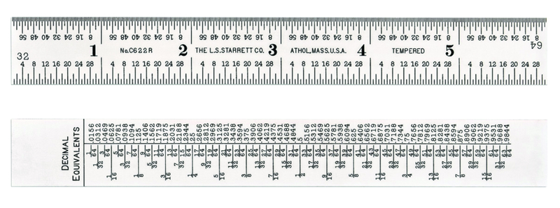 C622R-6 SCALE RULE - Makers Industrial Supply