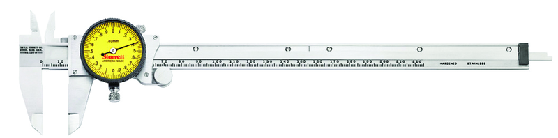 #120M-225 - 0 - 225mm Measuring Range (0.02mm Grad.) - Dial Caliper - Makers Industrial Supply