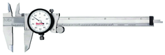 #120A-6 - 0 - 6'' Measuring Range (.001 Grad.) - Dial Caliper with Letter of Certification - Makers Industrial Supply