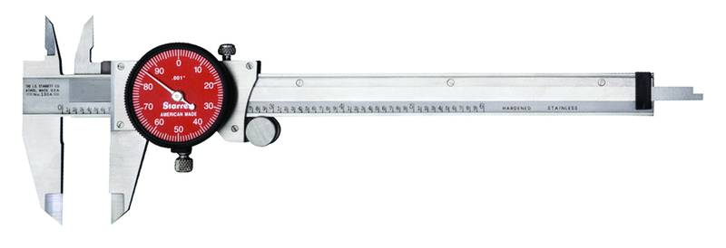 #R120A-6 - 0 - 6'' Measuring Range (.001 Grad.) - Dial Caliper - Makers Industrial Supply