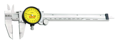#120MX-150 - 0 - 150mm Measuring Range (0.02mm Grad.) - Dial Caliper with Certification - Makers Industrial Supply