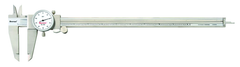 #120MZ-300 - 0 - 300mm Measuring Range (0.02mm Grad.) - Dial Caliper with Certification - Makers Industrial Supply
