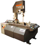 Mark III 18 x 22 Capacity Vertical Production Bandsaw with 3° Forward Canted Column; 60° Miter Capability; Variable Speed (50 TO 450SFPM); 24 x 33" Work Table; 5HP; 3PH 480V - Makers Industrial Supply