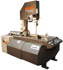 Mark III 18 x 22" Capacity Vertical Production Bandsaw with Pwoer Tilt Head; 3° Forward Canted Column; 60° Miter Capability; Variable Speed (50 TO 450SFPM); 24 x 33" Work Table; 5HP; 3PH 240V - Makers Industrial Supply