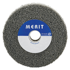 6 x 1 x 1" - Fine Grit - Silicon Carbide - Clean & Finish Convolute Wheel - Makers Industrial Supply