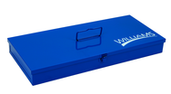 30-1/4 x 11-1/2 x 4-3/4" Blue Toolbox - Makers Industrial Supply