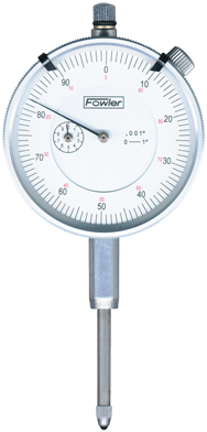 Kit Contains: Fowler 0-1" Travel Standard White Dial Indicator Without Certification-With Procheck Fine Adjustment Mag Base - Travel Indicator & Magnetic Base - Makers Industrial Supply