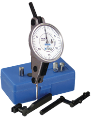 .060 Range - .0005 Graduation - Horizontal Dial Test Indicator w/ Accessories - Makers Industrial Supply