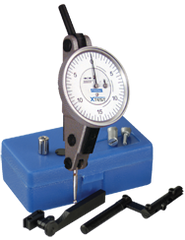 .060 Range - .0005 Graduation - Horizontal Dial Test Indicator w/ Accessories - Makers Industrial Supply