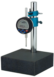 Kit Contains: Granite Base with .0005/.01mm Electronic Indicator - Granite Stand with Indi-X Blue Electronic Indicator - Makers Industrial Supply