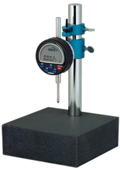Kit Contains: Granite Base with .0005/.01mm Electronic Indicator - Granite Stand with Indi-X Blue Electronic Indicator - Makers Industrial Supply