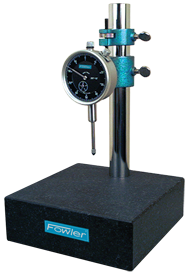 Kit Contains: Granite Base & 1" Travel Indicator; .001" Graduation; 0-100 Reading - Granite Stand with Dial Indicator - Makers Industrial Supply