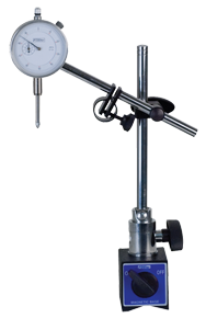 Set Contains: 1" Dial Indicator w/ Articulating Arm Mag Base - Articulating Mag Base with Swivel & Indicator Combo - Makers Industrial Supply