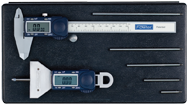 Kit: 6"/150mm Poly-Cal Caliper and Xtra-Value Depth Gage - Xtra Value Depth Gage & Poly Cal Kit - Makers Industrial Supply