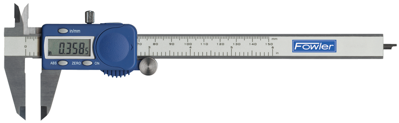 0 - 6" / 0 - 150mm Measuring Range (.0005" / .01mm Res.) - Xtra-Value Electronic Caliper - Makers Industrial Supply