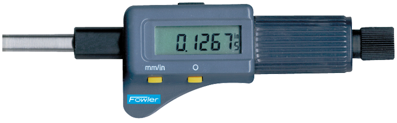 0 - 1"/0 - 25mm Measuring Range - .00005"/.001mm Res. - Friction Thimble - Electronic Micrometer Head - Makers Industrial Supply