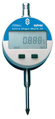 #54-520-250 - 0 - 1 / 0 - 25mm Measuring Range - .0005/.01mm Resolution - INDI-XBlue Electronic Indicator - Makers Industrial Supply