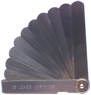 #5015 - 15 Leaf - .0015 to .200" Range - Thickness Gage - Makers Industrial Supply