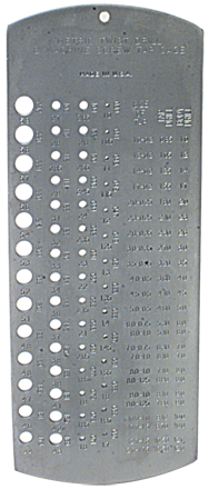 #5076 - 1.5 to 12.5mm - Drill Gage - Makers Industrial Supply