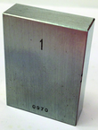 .107" - Certified Rectangular Steel Gage Block - Grade 0 - Makers Industrial Supply