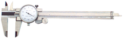 0 - 4'' Measuring Range (.001 Grad.) - Stainless Steel Dial Caliper - Makers Industrial Supply