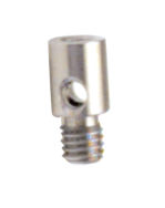 M3 x .5 Male Thread - 5mm Length - Stainless Steel Adaptor Tip - Makers Industrial Supply