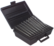 #Z9980B - 10 Piece Set - 1/8'' Thickness - 1/8'' Increments - 1/2 to 1-5/8'' - Parallel Set - Makers Industrial Supply