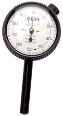 .200 Total Range - 0-100 Dial Reading - Back Plunger Dial Indicator - Makers Industrial Supply