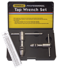 2 Piece - Model #165 Reversible Tap Wrench Set - Makers Industrial Supply