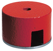 1-1/4'' Diameter Round; 14 lbs Holding Capacity - Button Type Alnico Magnet - Makers Industrial Supply