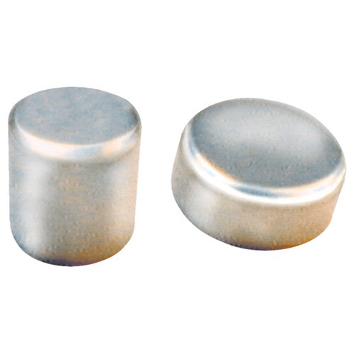 Rare Earth Magnet Material (Nickel) - 1/2″ Diameter Round; 22.4 lbs Holding Capacity - Makers Industrial Supply