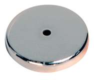 Low Profile Cup Magnet - 2-5/8'' Diameter Round; 100 lbs Holding Capacity - Makers Industrial Supply