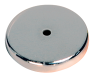Low Profile Cup Magnet - 4-29/32'' Diameter Round; 95 lbs Holding Capacity - Makers Industrial Supply