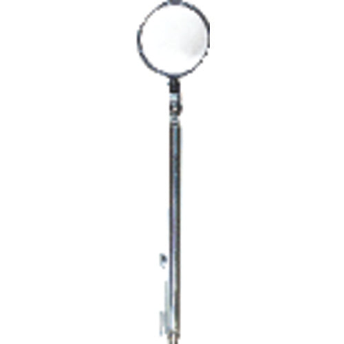 1 1/2″ Size - Round-24″ Extended Length - Telescoping Pocket Mirror - Makers Industrial Supply