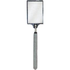 3 1/2″ × 2 1/2″ Size - Rectangular-32 3/4″ Extended Length - Telescoping Pocket Mirror - Makers Industrial Supply