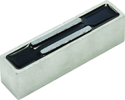 Multi-Purpose Two-Pole Ceramic Magnet - 1-1/4 x 4-1/2'' Bar; 75 lbs Holding Capacity - Makers Industrial Supply