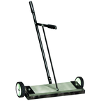 Mag-Mate - Permanent Ceramic Self Cleaning Magnetic floor and Shop sweeper. 24" wide - Makers Industrial Supply