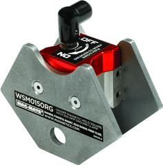 On/Off Rare Earth Magneitc Welding Square - 4" Length - 150 lbs Holding Capacity - Makers Industrial Supply