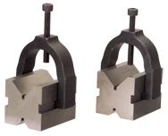 #VB2 - 1-1/4 x 1-1/4 x 1-5/8'' - V-Block & Clamp Set - Makers Industrial Supply