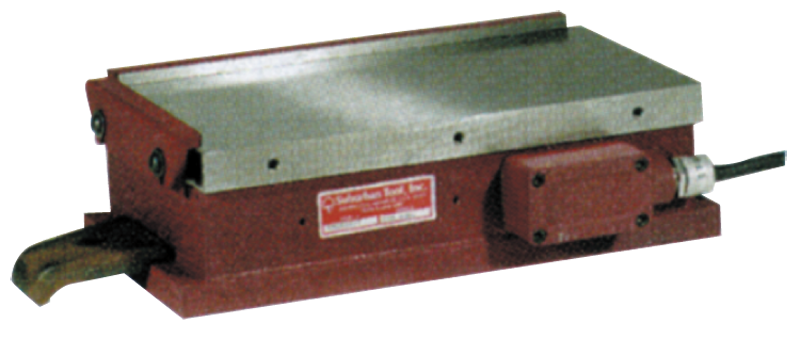 Electromagnetic Chuck with Transverse Poles - #EMCB824T; 8'' x 24'' - Makers Industrial Supply