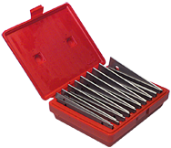#TPS11 - 10 Piece Set - 1/8'' Thickness - 1/8'' Increments - 1/2 to 1-5/8'' - Parallel Set - Makers Industrial Supply