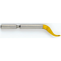 Deburring Blade-TiN Coated, HSS-HD, for Very Small Holes - Makers Industrial Supply