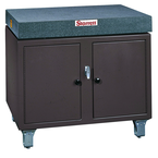 24 x 36" - Surface Plate Stand - Cabinet Type with Casters - Makers Industrial Supply